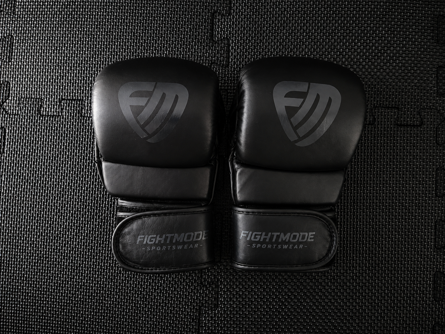 Fightmode Stealth MMA Gloves – All Black. No Distractions.